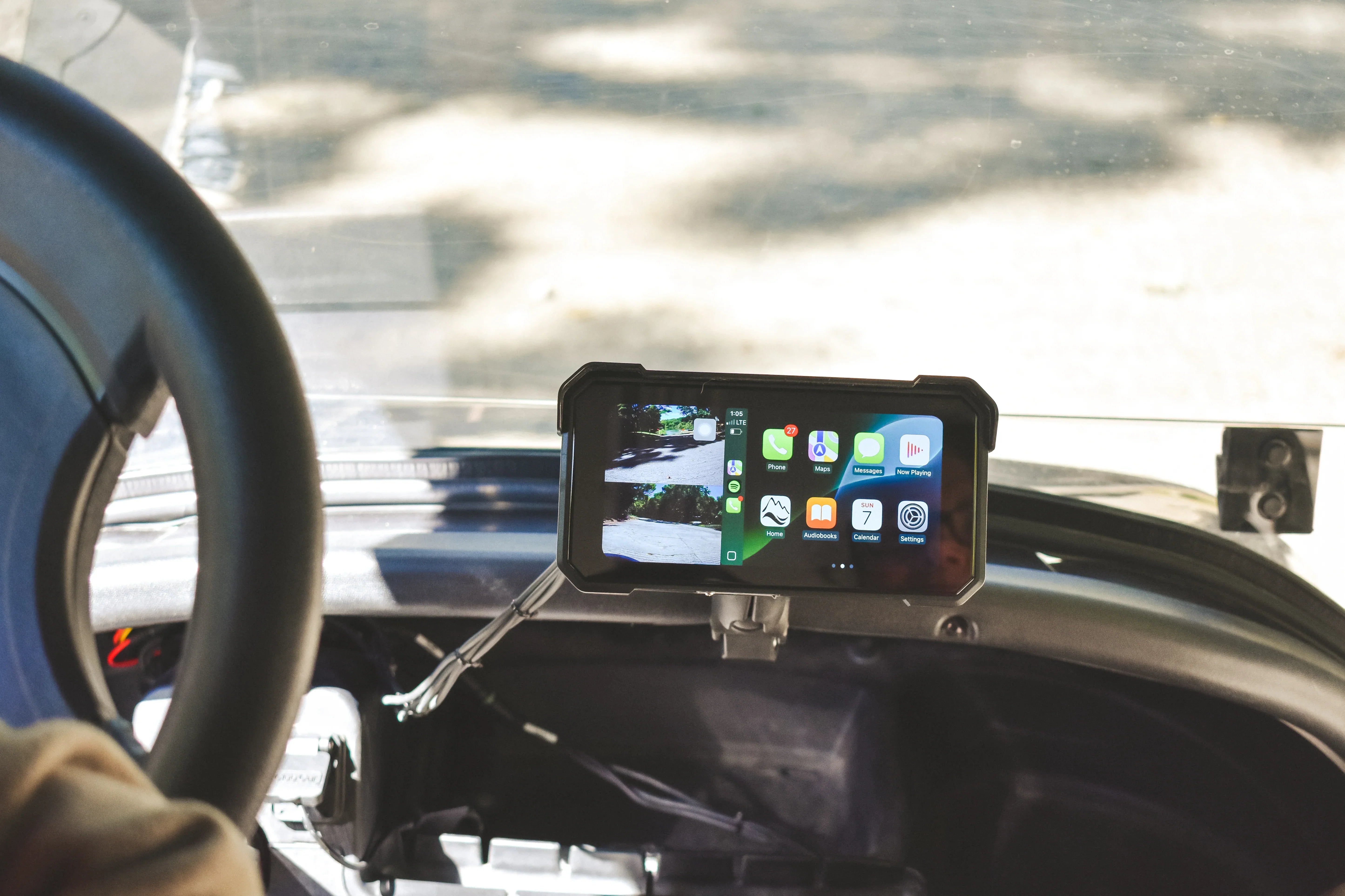 Apple Carplay Touchscreen on Golf Cart
